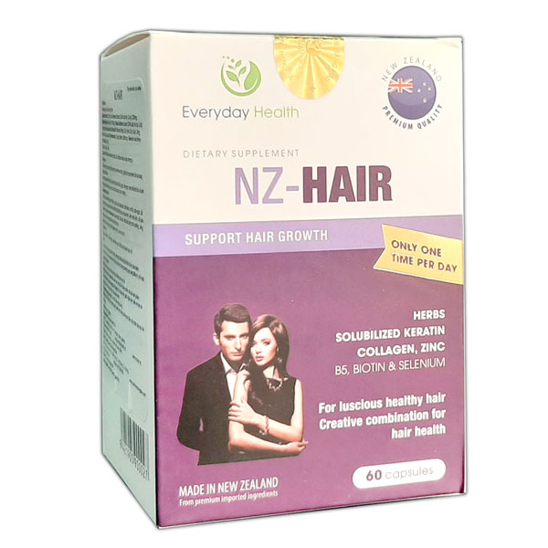 Viên uống NZ-Hair - Giúp tóc mọc nhanh trở lại bóng đẹp và chắc khỏe