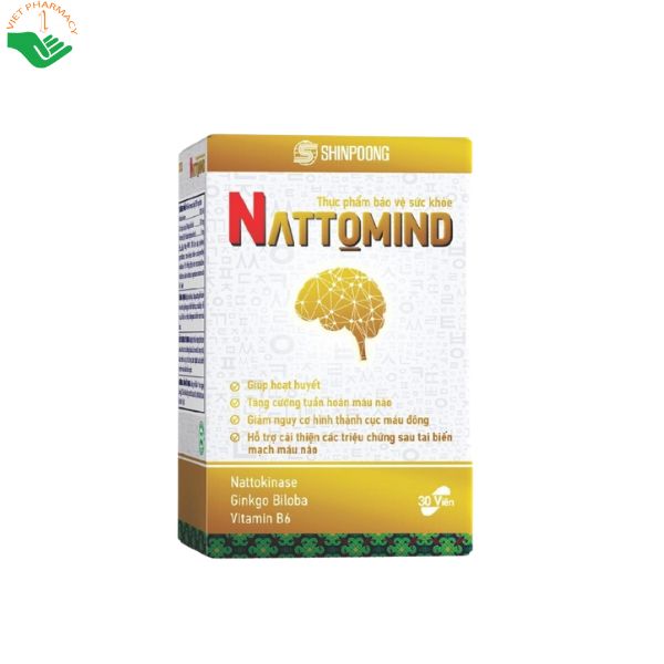 Viên uống Nattomind - giúp giảm nguy cơ hình thành cục máu đông