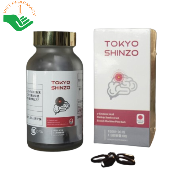 Viên uống TOKYO SHINZO - Ngăn ngừa đột quỵ, bảo vệ tim mạch