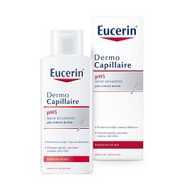 Eucerin Dermo Capillaire PH5 Mild Shampoo 250ml - Dầu gội cân bằng độ pH