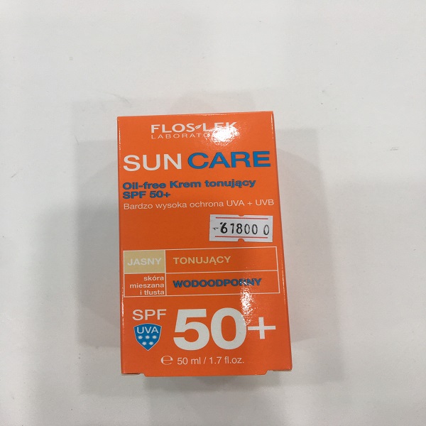 Kem chống nắng Floslek Sun Care Oil-Free Toning Cream SPF 50+