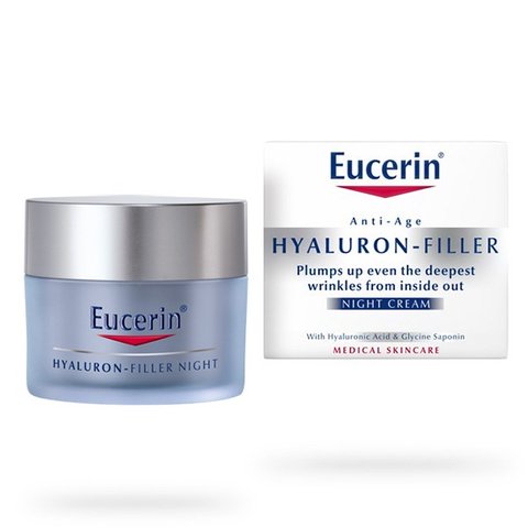 Kem chăm sóc da ban đêm Eucerin Hyaluron Filler Night Cream ngừa lão hóa