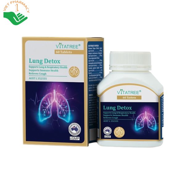 Vitatree Lung Detox 60 viên – Viên uống bổ phổi