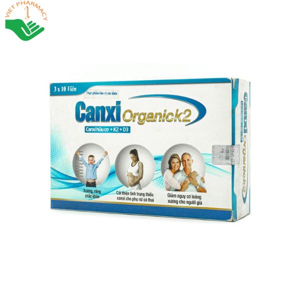 Viên uống Canxi Organic K2