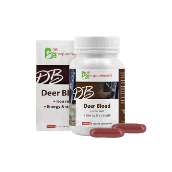 Viên uống Deer Blood cho người thiếu sắt, suy nhược cơ thể