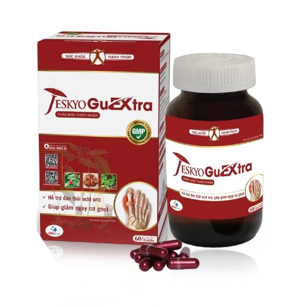 Jeskyo GuExtra hỗ trợ đào thải acid uric, ngăn ngừa bệnh Gout