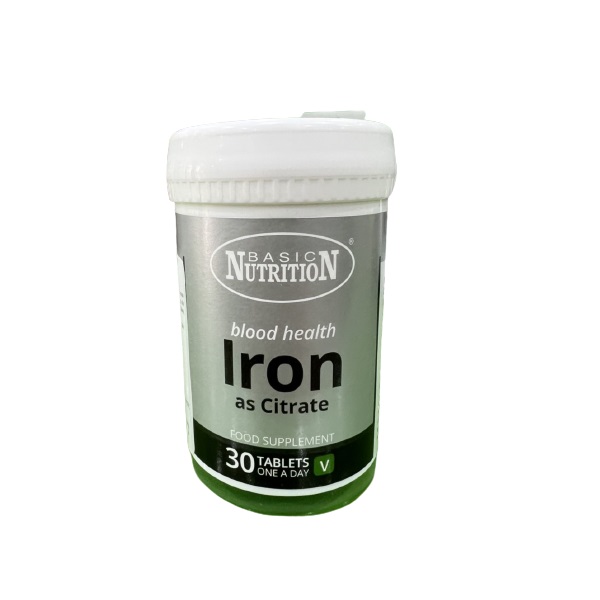 Viên uống Basic Nutrition Iron As Citrate 