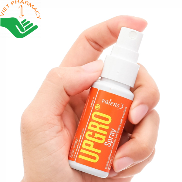 Chai xịt Upgro Spray giúp bổ sung Vitamin đầy đủ cho trẻ.