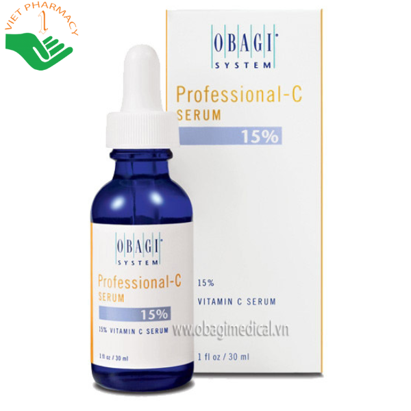 Tinh Chất Vitamin C 15% Dưỡng Sáng Da & Chống Oxy Hóa Obagi Professional-C ngăn ngừa lão hoá, giảm thiểu các biểu hiện của nếp nhăn, bảo vệ da khỏi tác hại của tia cực tím cũng như môi trường bên ngoài.