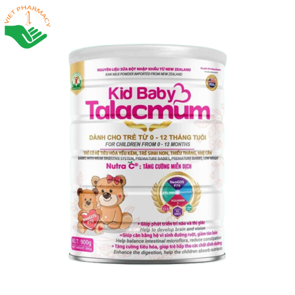 Sữa Talacmum Kid Baby dành cho trẻ nhỏ từ 0 đến 12 tháng tuổi