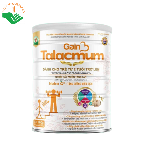 Sữa Talacmum Gain - Dành cho trẻ từ 2 tuổi trở lên