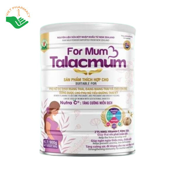 Sữa Talacmum For Mum - Dành cho bà mẹ dự định mang thai, đang mang thai và cho con bú