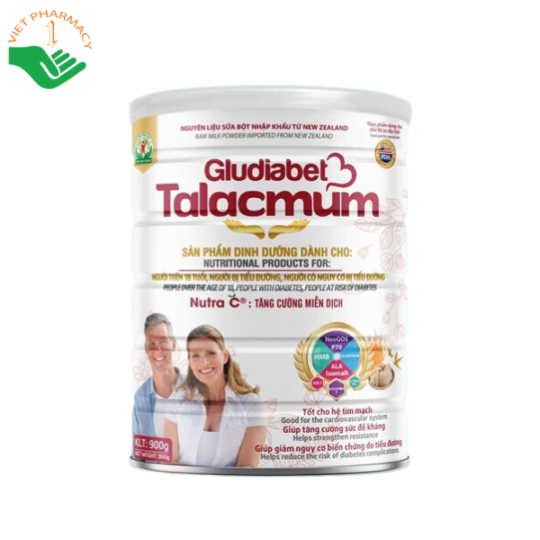 Sữa Talacmum Gludiabet - Giúp bồi bổ sức khỏe